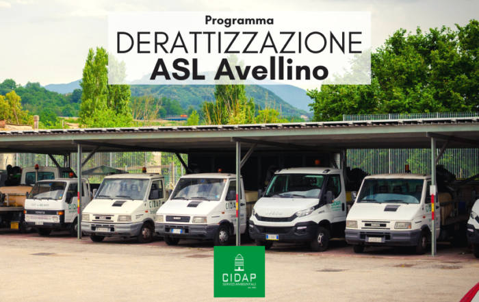 Programma derattizzazione ASL Avellino ottobre/novembre 2020