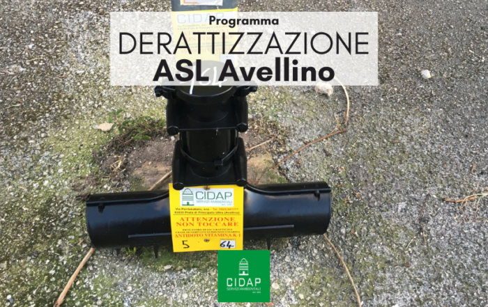 Programma derattizzazione ASL Avellino Aprile 2023