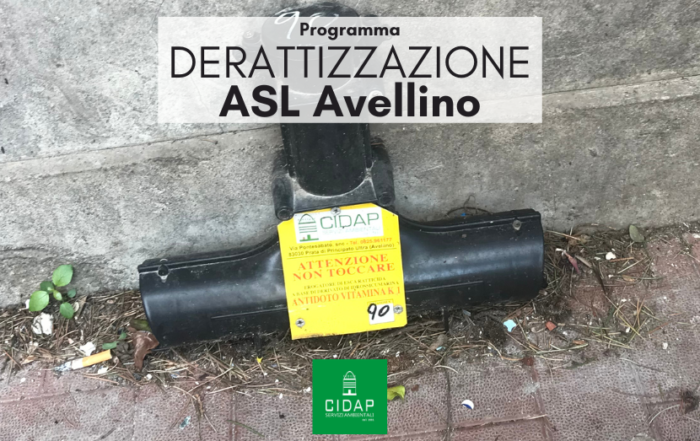 Programma derattizzazione ASL Avellino Marzo 2023