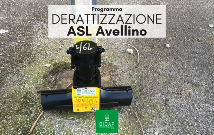 Programma derattizzazione ASL Avellino Luglio/Agosto 2023