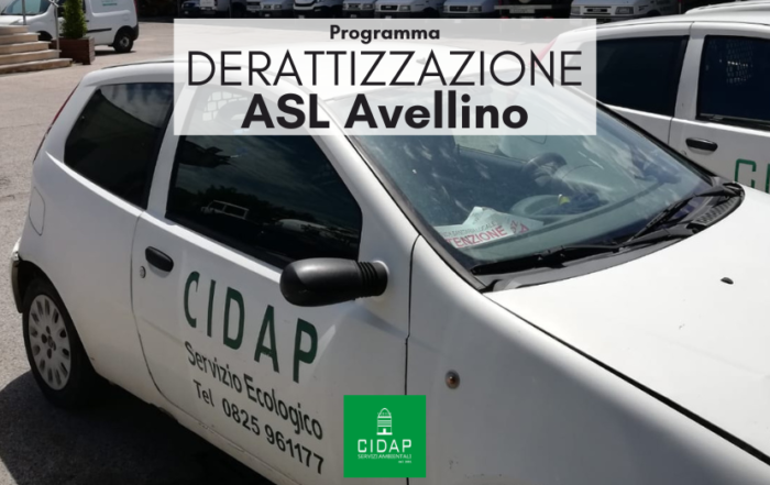 Programma derattizzazione ASL Avellino Settembre 2023