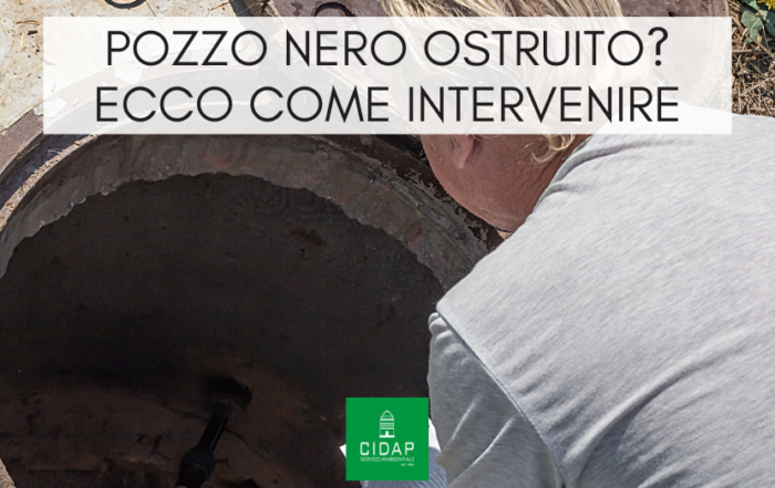 Pozzo nero ostruito: procedure e interventi