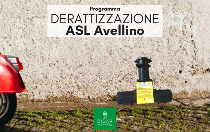 Programma derattizzazione ASL Avellino giugno 2024