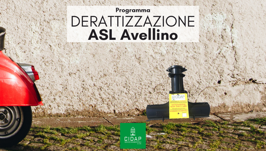 Programma derattizzazione ASL Avellino giugno 2024